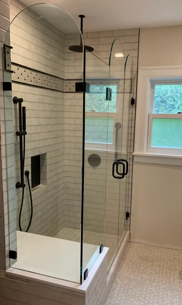 Arched Shower Glass